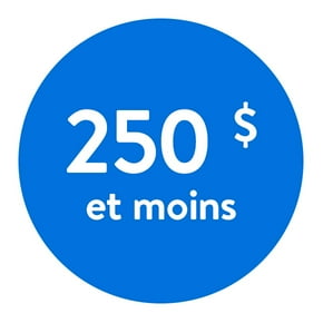 250 $ et moins