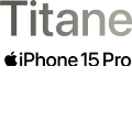 Titane - iPhone 15 Pro