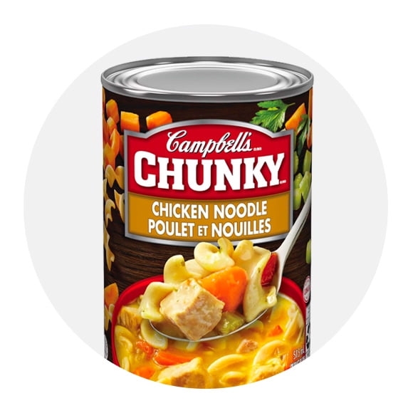 Canned chicken soup