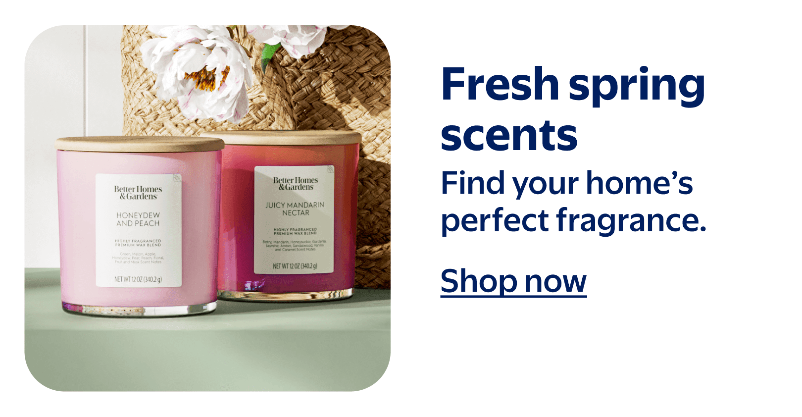 Fresh spring scents