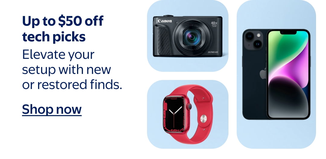Up to $50 off tech picks