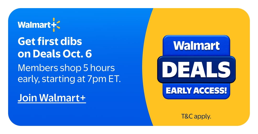 Get first dibs on Deals Oct.6