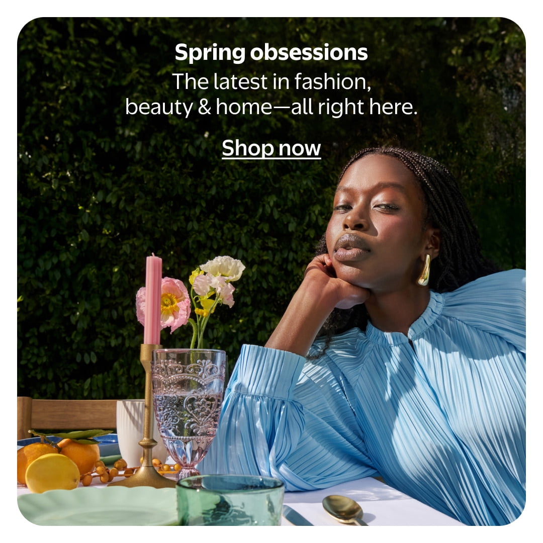 The latest in fashion, beauty & home—all right here.