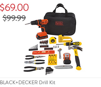 BLACK+DECKER Drill Kit