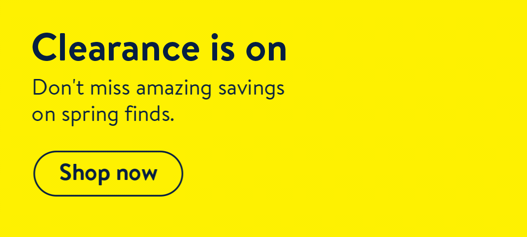 Clearance is on. Don’t miss amazing savings on spring finds.