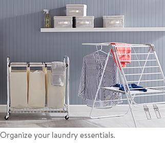 Shop laundry room organization