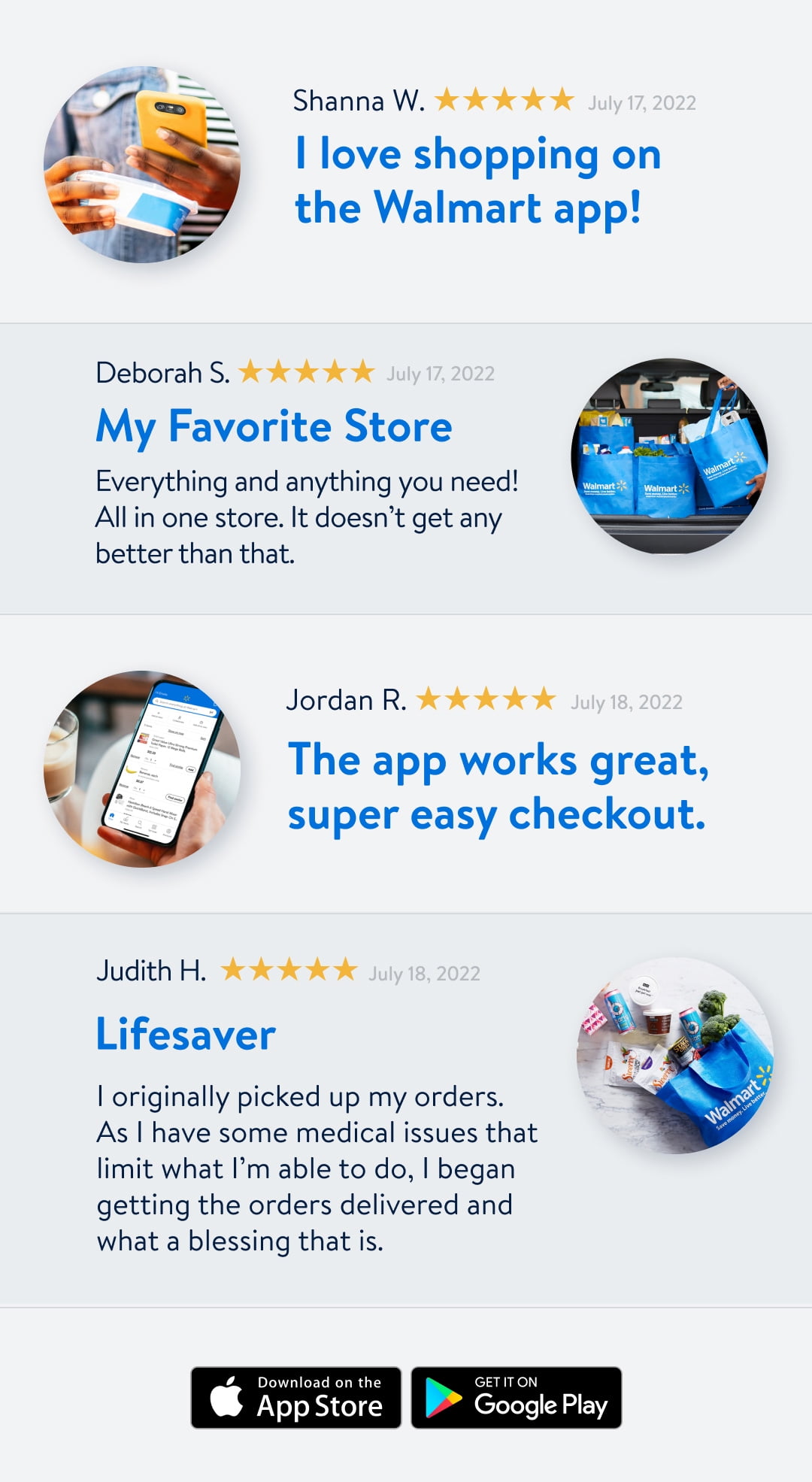 Have you seen these Walmart app reviews? 👀 Walmart