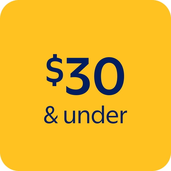 $30 & under
