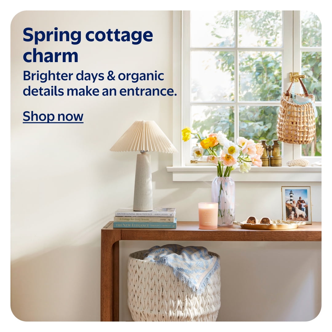 Brighter days & organic details make an entrance.