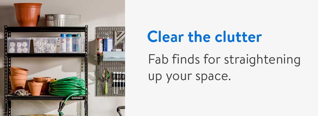 Clear the clutter. Fab finds for straightening up your space. 