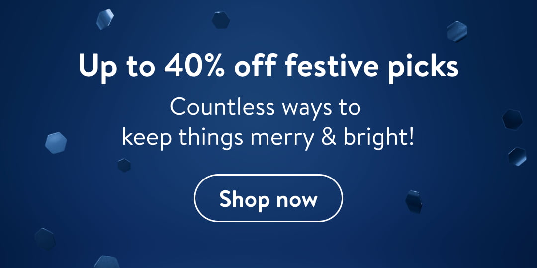 Up to 40% off festive picks