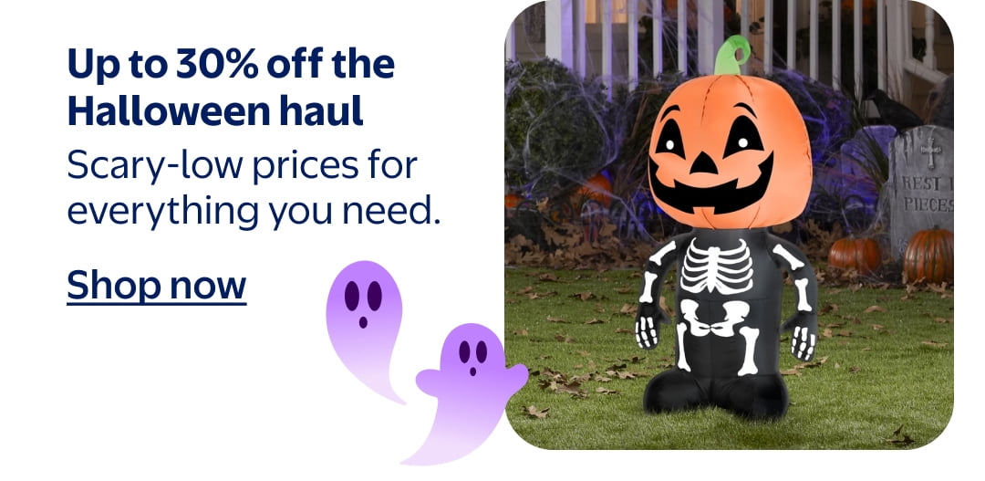 Up to 30% off the Halloween haul