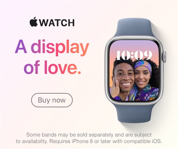 @ WATCH A display of love. Some bands may be sold separately and are subject to availability. Requires iPhone 8 or later with compatible iOS. 