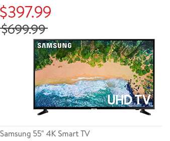 Samsung 55" 4K Smart TV    