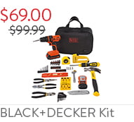 BLACK+DECKER Drill Kit