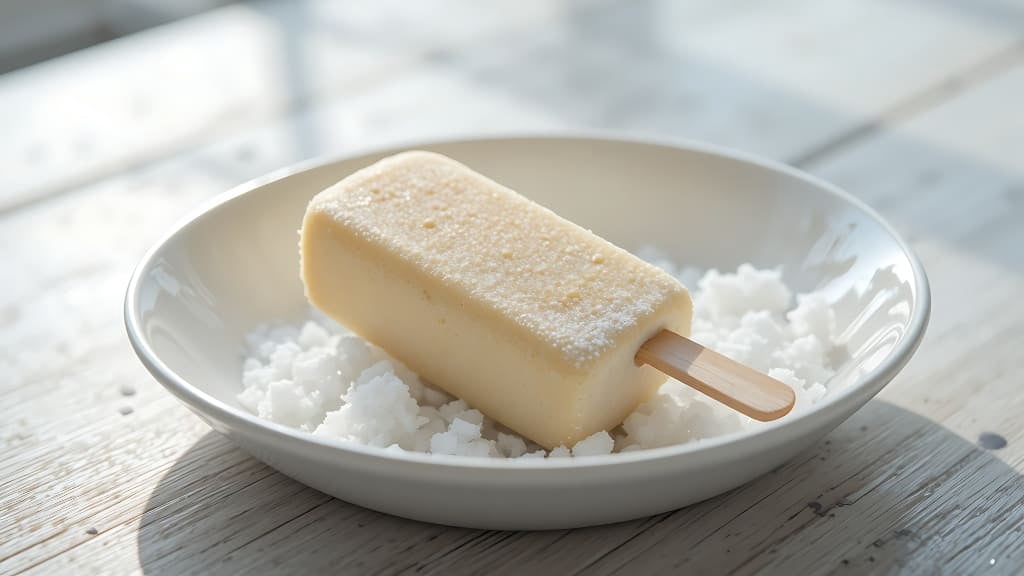 Ingredientes para paletas de rompope y chocolate