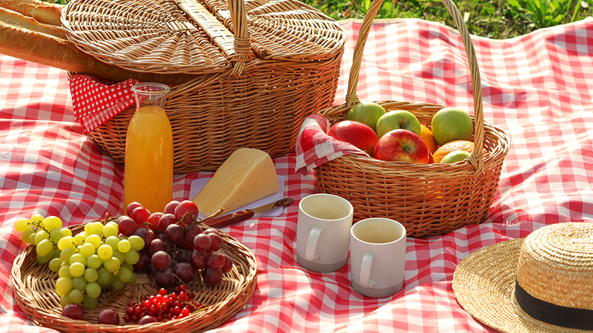 Todo listo para disfrutar de un picnic