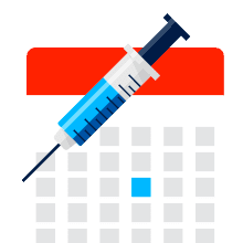 Schedule a vaccine. Stay protected against the flu, COVID-19 and more. Schedule.