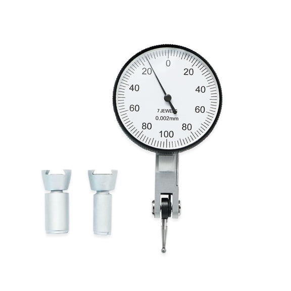 0-0.2mm Test Dial Indicator Gauge 0.002mm Precision Dovetail Rails Dial Test Indicator Measuring Tools ,Easy to Use