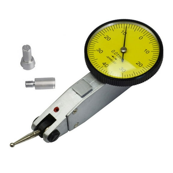 0-0.8mm 0.01mm Level Gauge Scale Precision Metric Dovetail Rails Dial Test Indicator Magnetic Correction Gauge Stand ,Easy to Use