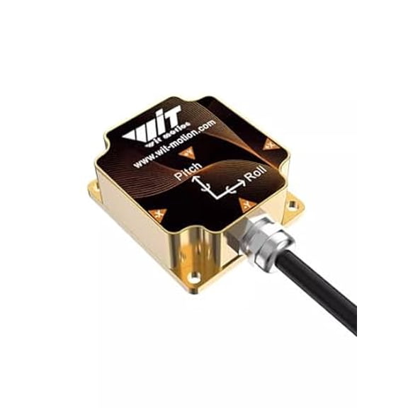 [0.001 Industrial Accelerometer ]Witmotion HWT9073-485 ultra-high 0.001 precision Crystal Inclinometer Angle Gyroscope Sensor, 9-axis Gyro accelerometer temperature compensation and IP68 Waterproof