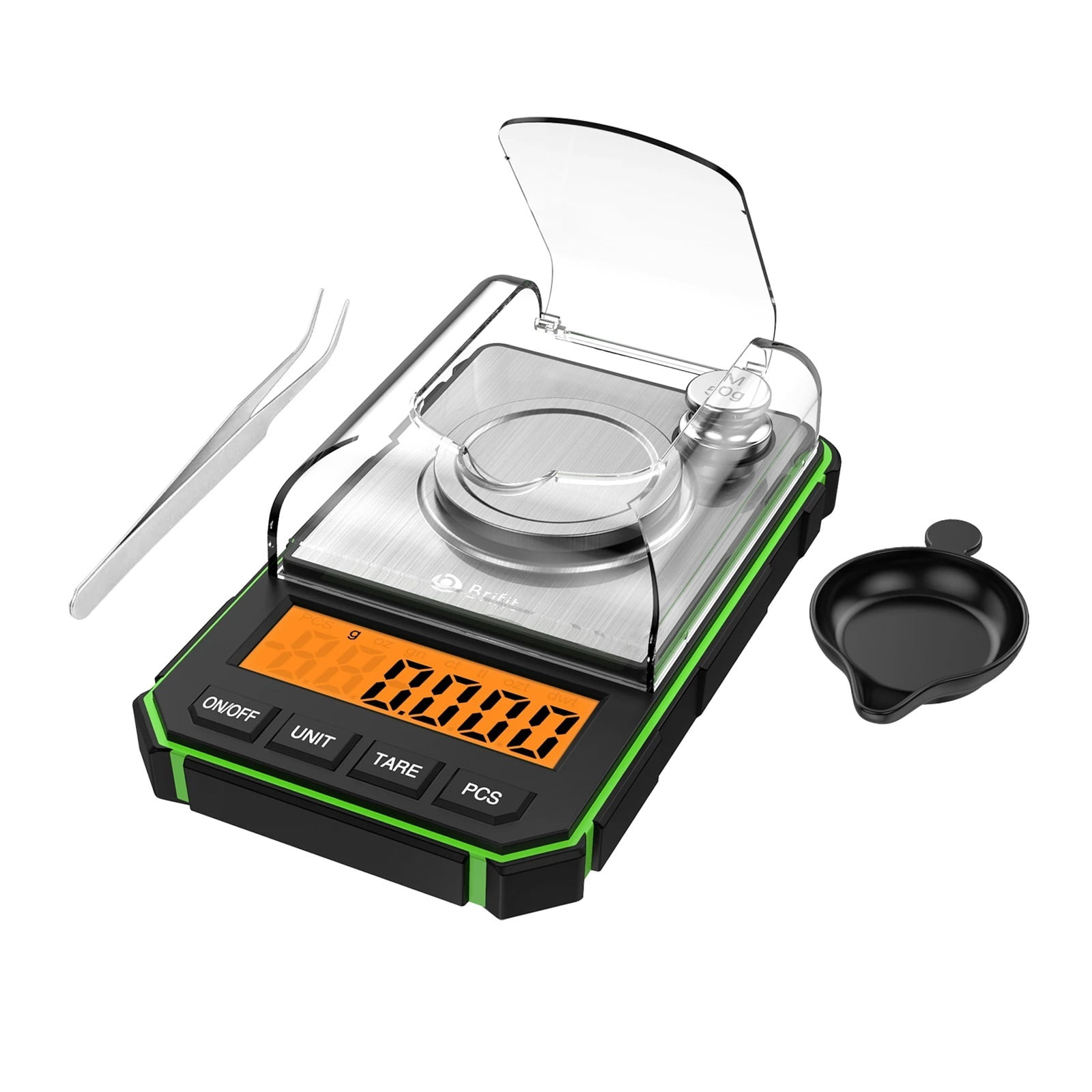 0.001g Jewelry Scale 50g Electronic LCD Display Scale Mini Pocket Digital Scales Milligram Scale Balance ,Simple Operation