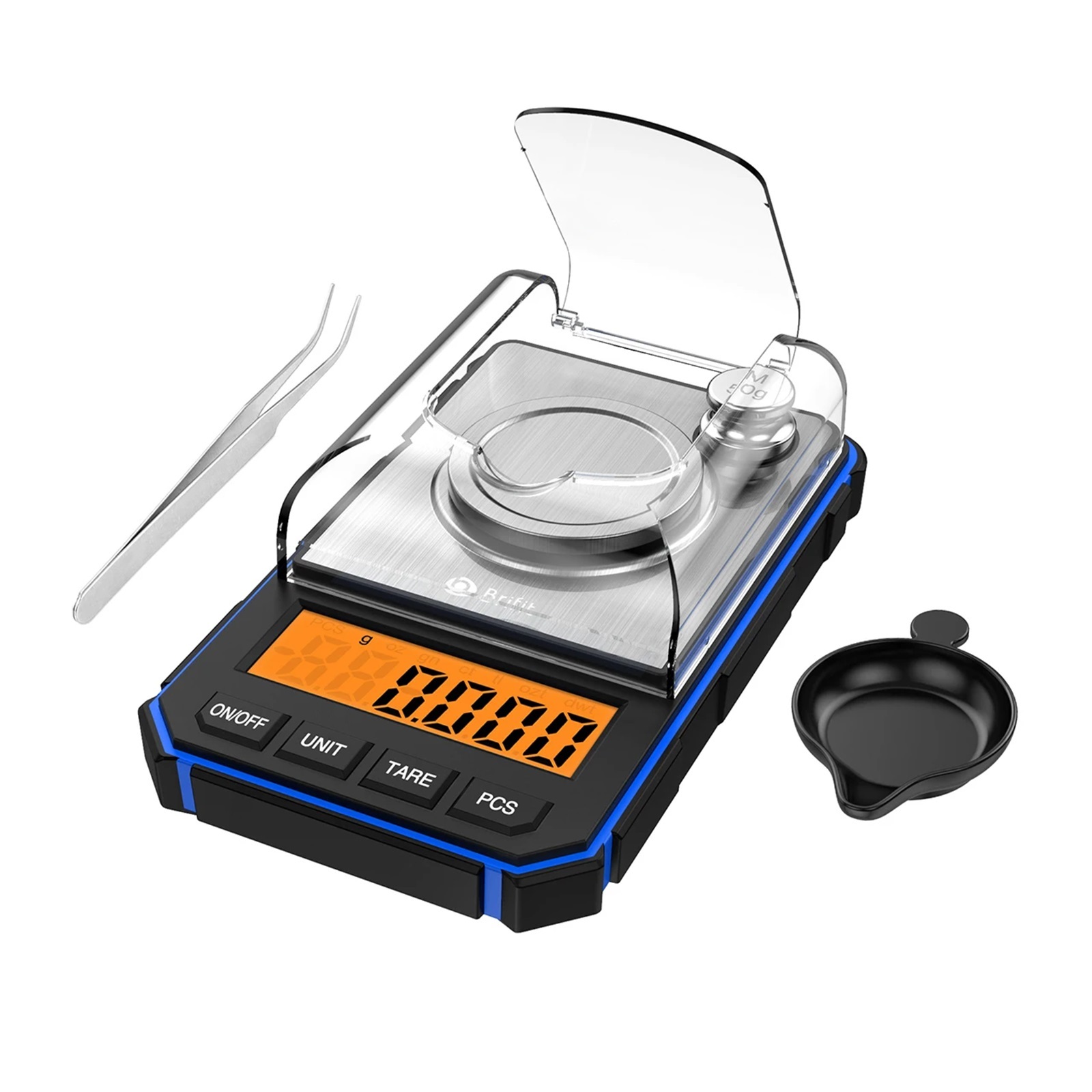 0.001g Jewelry Scale 50g Electronic LCD Display Scale Mini Pocket Digital Scales Milligram Scale Balance ,Simple Operation