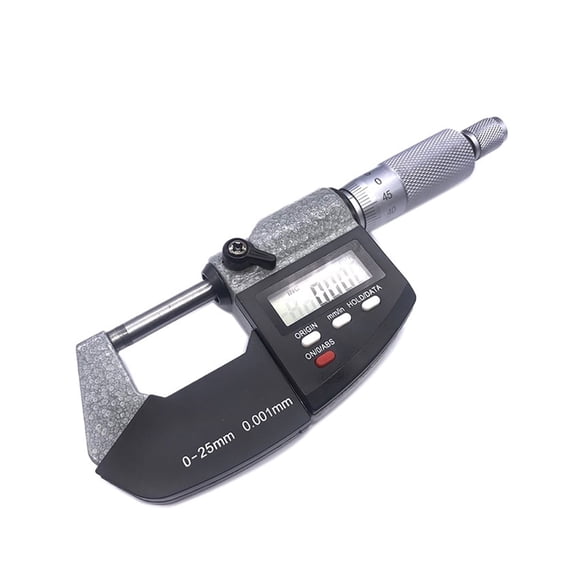 0.001mm Electronic Outside Micrometers 0-25mm Digital Micrometer Caliper Gauge Meter Micrometer Carbide Tip Measuring Tool