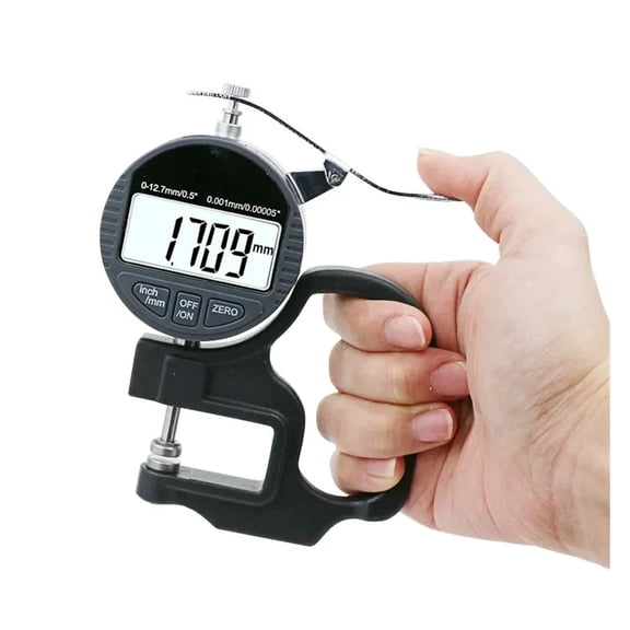 0.001mm Electronic Thickness Gauge Micrometro Thickness Tester With RS232 Data Output 12.7mm Digital Micrometer Thickness Meter ,Easy to Use