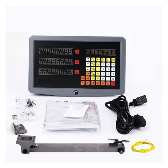 0.001mm High Precisi 3 Axis Set Digital Readou Kit With 3PCS Linear Scale Length 120mm To 1020mm For Lathe Mill CNC Machine