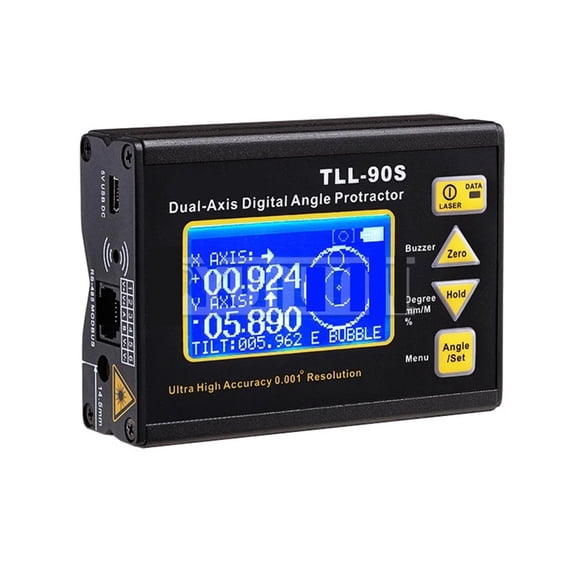 0.005 High-Precision Level, Electronic Level, Dual Axis Digital Inclinometer Tll-90s leveling Measuring Tools ,Heavy Duty Build