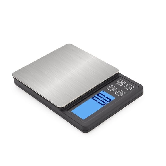 0.01/0.1g High Precision LCD Digital Scales 600g/1/2/3kg Mini Electronic Grams Weight Balance Scale Tea Baking Weighing Scale