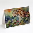 thumbnail image 1 of 0.01 x 5 x 7 in. Leopard Greeting Cards - Pack of 8, 1 of 1