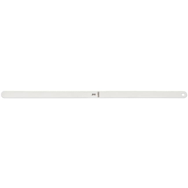 0.016 x 12 in. Tempered Steel Feeler Gage Strip