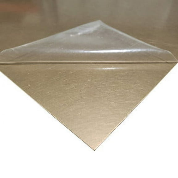0.016" x 6" x 12", C260 Brass Sheet (Dark Aged)