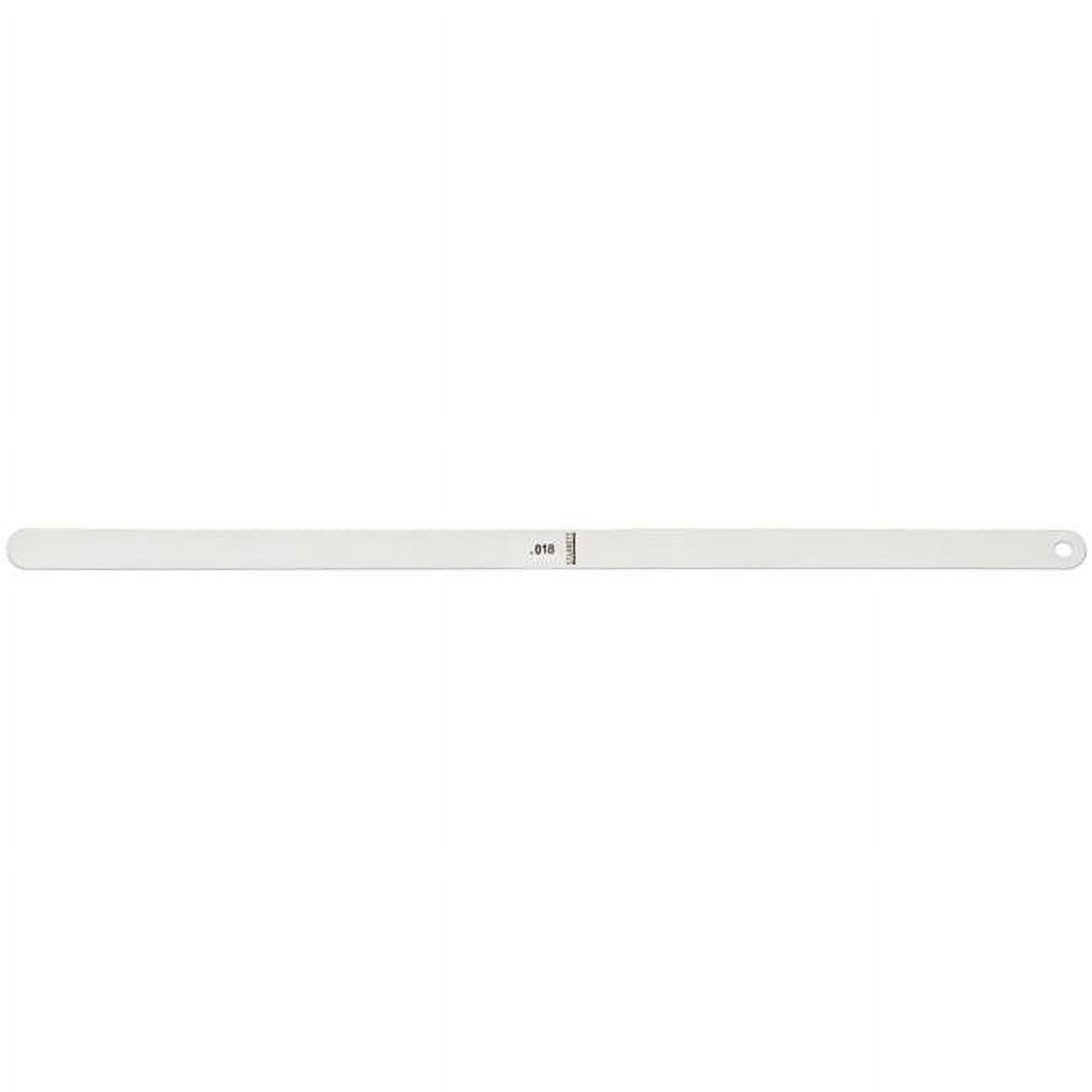 0.018 x 12 in. Tempered Steel Feeler Gage Strip