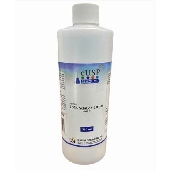 0.01M(0.02N) EDTA Volumetric Standard Solution 500mL