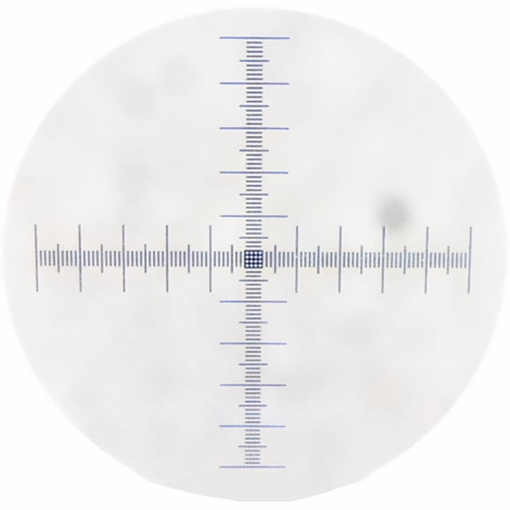 0.01Mm Dot Crosshair Microscope Camera Slide Slide Ruler Stage Micrometer Fangkenuo