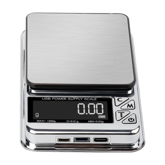 0.01g Rechargeable Electronic Pocket Gram Scale Portable Digital Jewelry Gold Scale USB Power Supply ,Multifunction