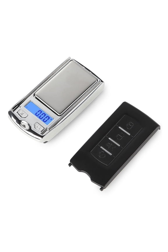 0.01g Scale Mini Portable Precision Jewelry Electronic Digital Scale Balance with Car Key Keychain ,Multiple Accessories