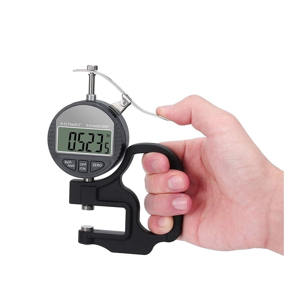 0.01mm / 0.001mm Electronic Thickness Gauge 12.7mm 25.4mm Digital Micrometer Thickness Meter Micrometro Thickness Tester ,Easy to Use