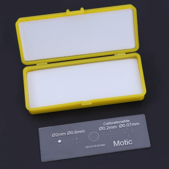 0.01mm Crosshairs Microscopes Camera Slide Multifunction Plate Reticle Calibration Slide Ruler Stage Micrometers