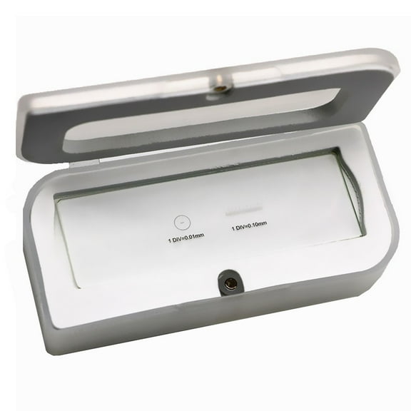 0.01mm Dot Crosshair Microscope Camera Slide Slide Ruler Stage Micrometer E2847