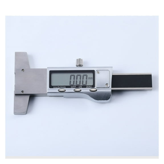 0.01mm Micrometer Digital 0-25mm LCD Electronic Depth Gauge Tread Metal Measure Carbon Fiber Gauge Height Measuring Instruments ,Long Lasting