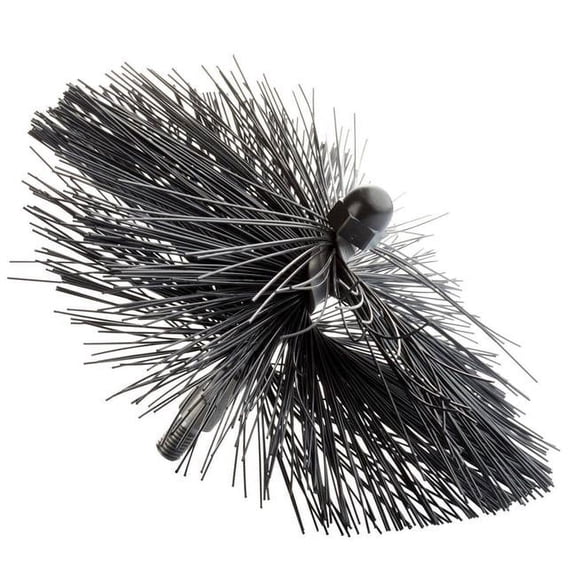 0.02 x 10 in. Perlon Threaded Brush with M10 thread