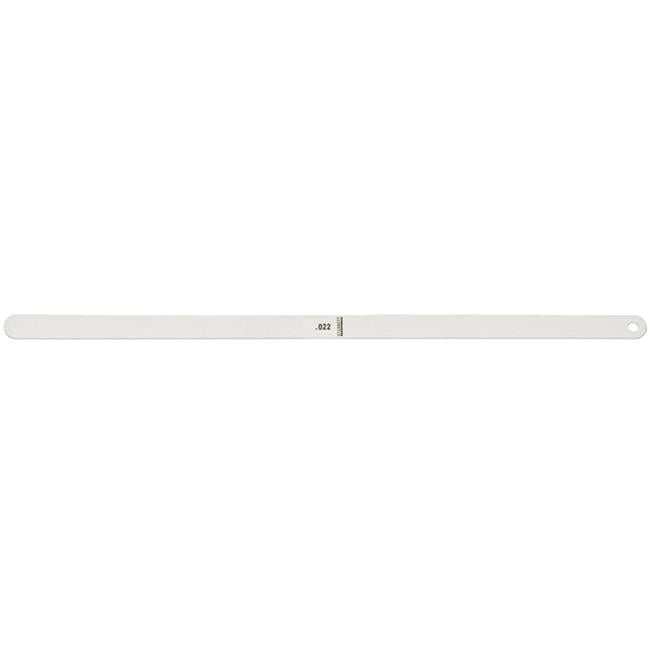 0.022 x 12 in. Tempered Steel Feeler Gage Strip