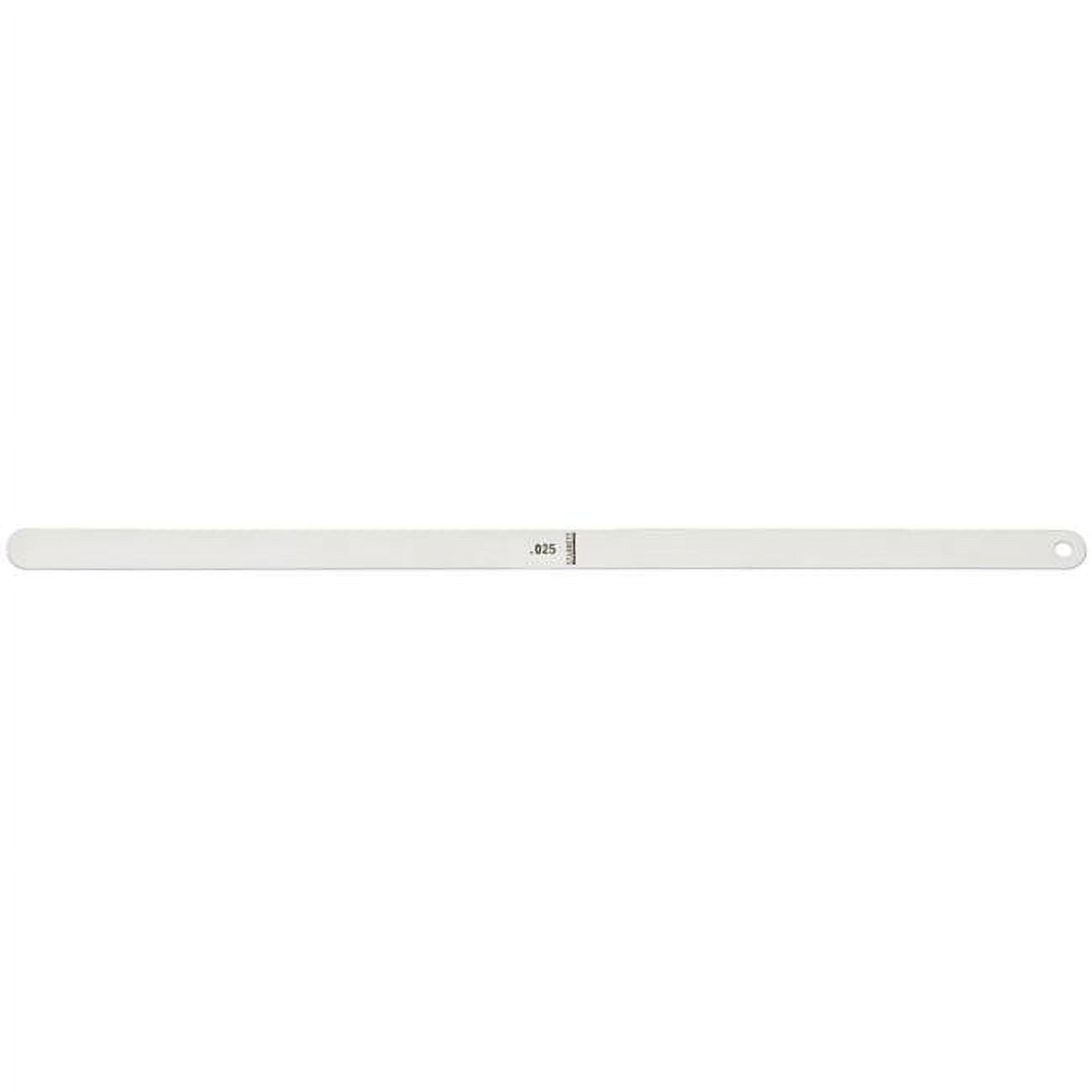 0.025 x 12 in. Tempered Steel Feeler Gage Strip