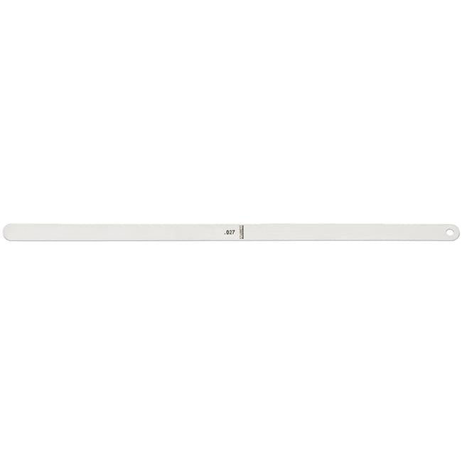 0.027 x 12 in. Tempered Steel Feeler Gage Strip