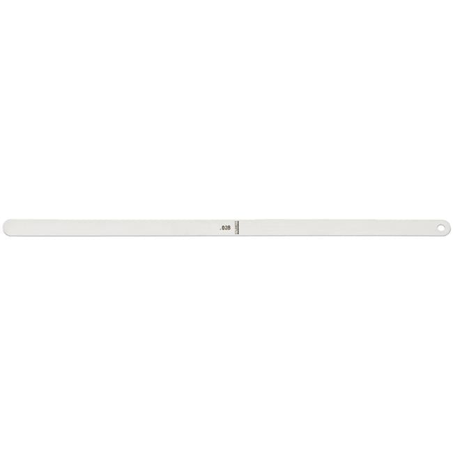0.028 x 12 in. Tempered Steel Feeler Gage Strip
