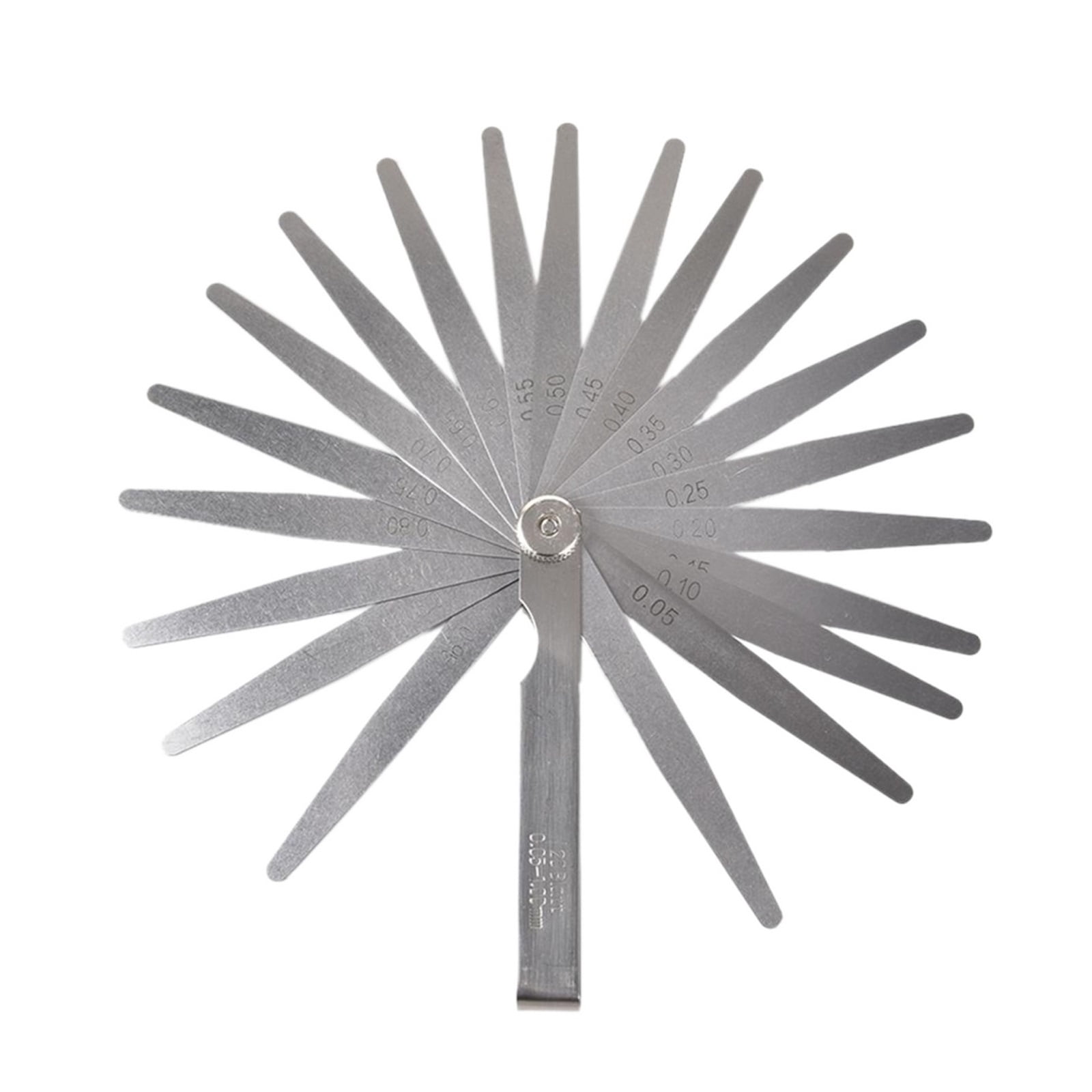0.02To1mm Thickness 17-20Blade Metric Feeler Gauge High Precision Gages Gap Filler Feeler Gauges Woodworking Measuring Tool ,Easy to Use
